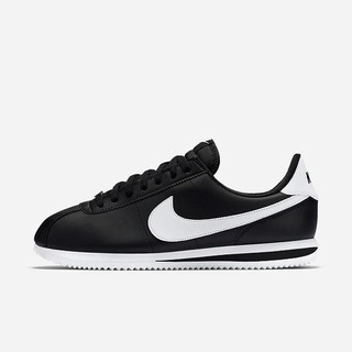 Pantofi Casual Nike Cortez Basic Barbati Negrii Metal Argintii Albi | FRDM-89653